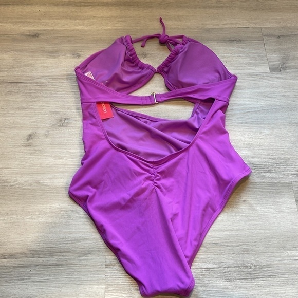NWT Xhilaration Purple One Piece Swimsuit XL - Picture 8 of 12